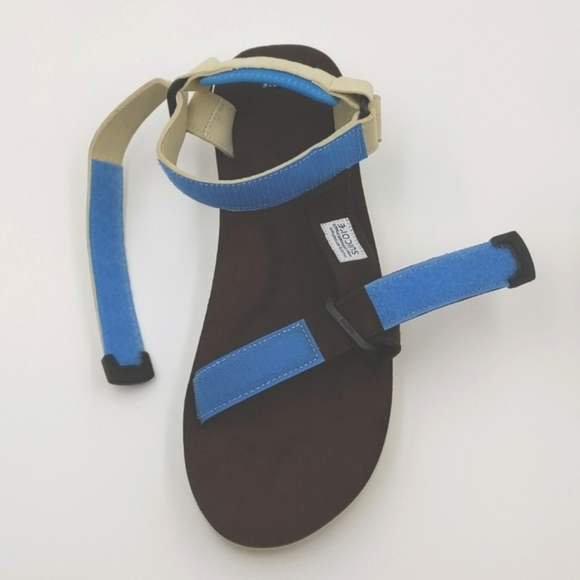 Suicoke DEPA-ECS Brown Cream Strap Sandals Mens 7.5-8/Womens 9-9.5 NIB - Picture 5 of 7